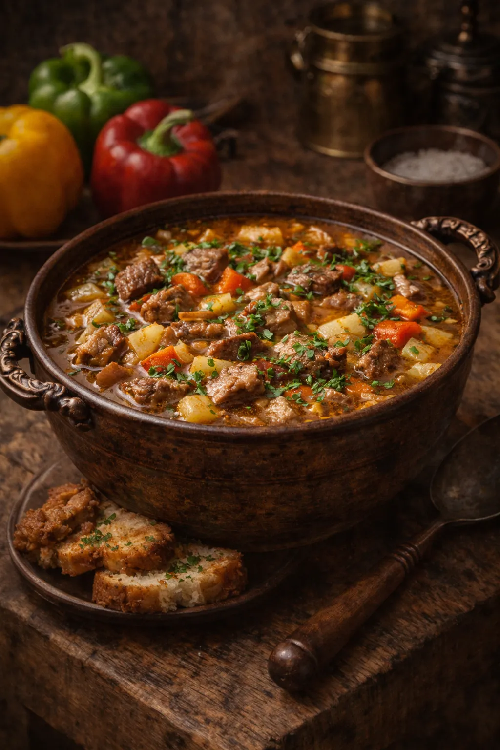 Portrait of Boeuf à la mode manuscript card